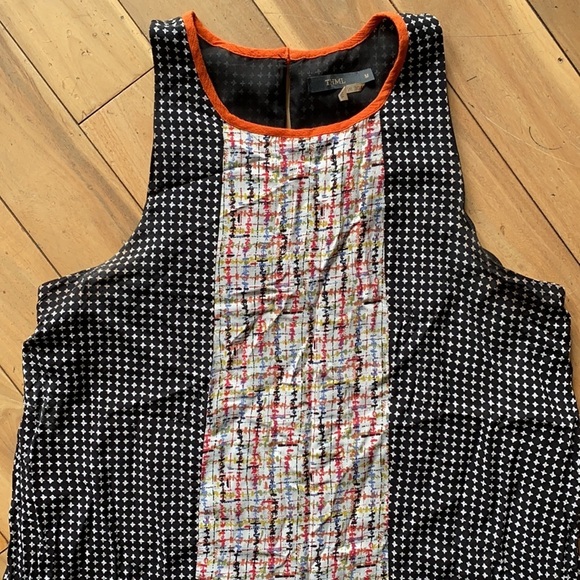Womens THML Multicolor Sleeveless Dress Size M Medium - Picture 3 of 10